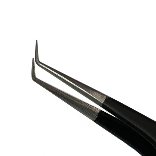 45° Short Tip Volume Lash Extension Tweezers - Image 2