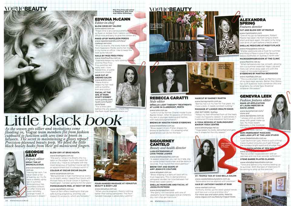 Vogue's Little Black Book