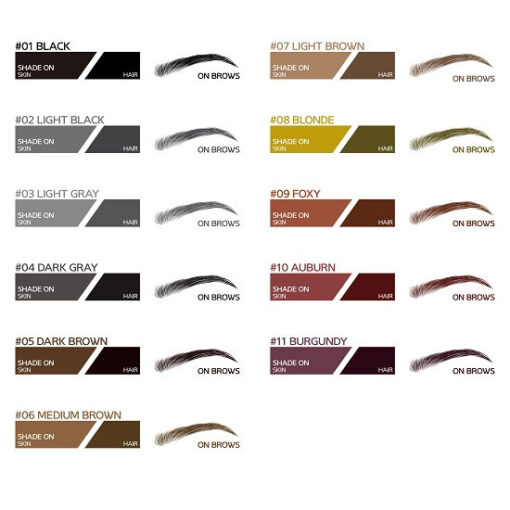 Eyebrow Henna Individual Colours 12g (3 x 4g) - Image 2