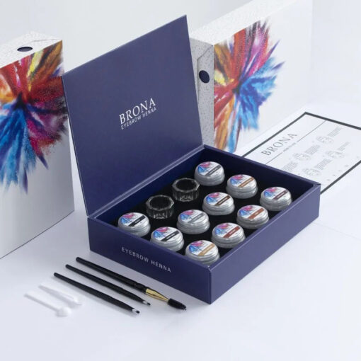 Henna Eyebrow Tinting Kit - 10 Colours