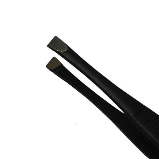 Angled Brow Shaping Tweezer - Fine Tip 9cm - Image 2