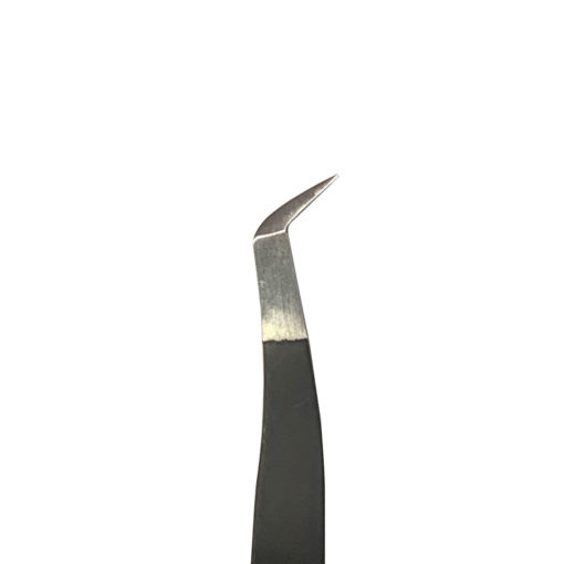 L-Type 60° Short Tip Volume Extension Tweezers - Image 3