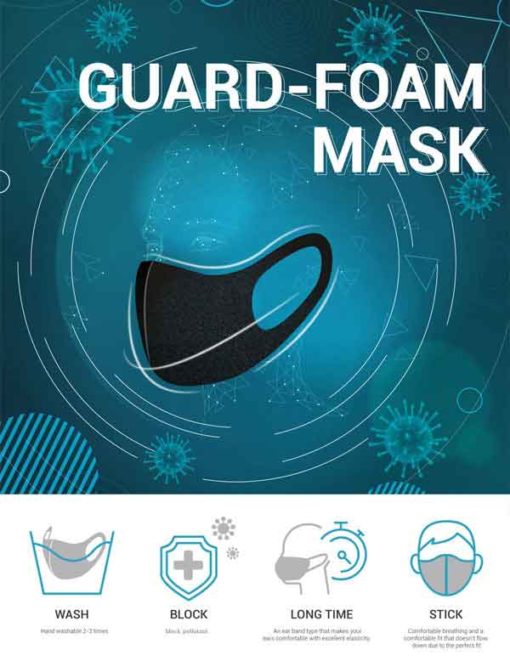 Guard-Foam Protective Face Mask - Image 2