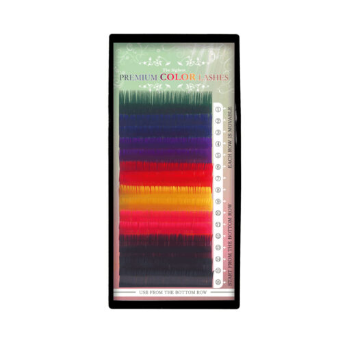 8-Colour B-Curl 0.15t Lash Extension Tray